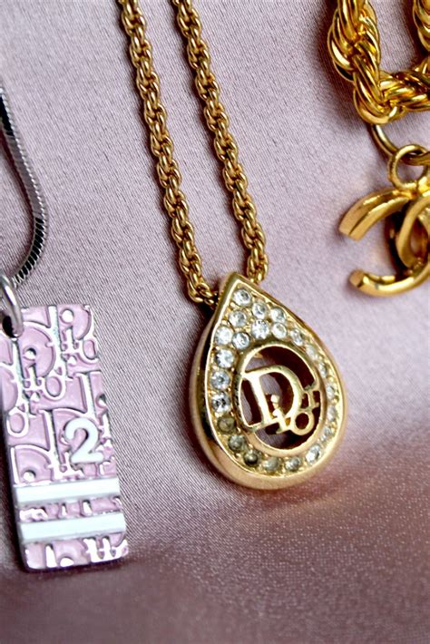 designer necklace dior|genuine christian dior necklace.